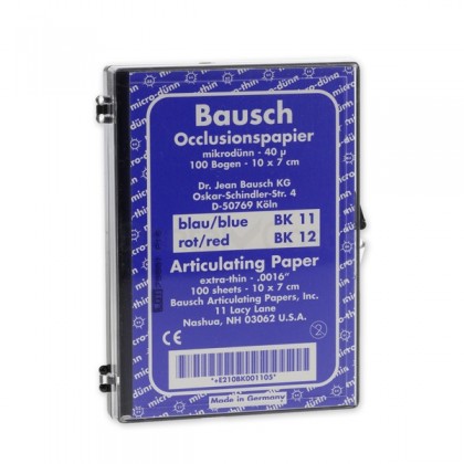 Bausch BK11 Arti-Check Box With Sheets - 100 x 70mm - 40µ - Blue - 100 Sheets